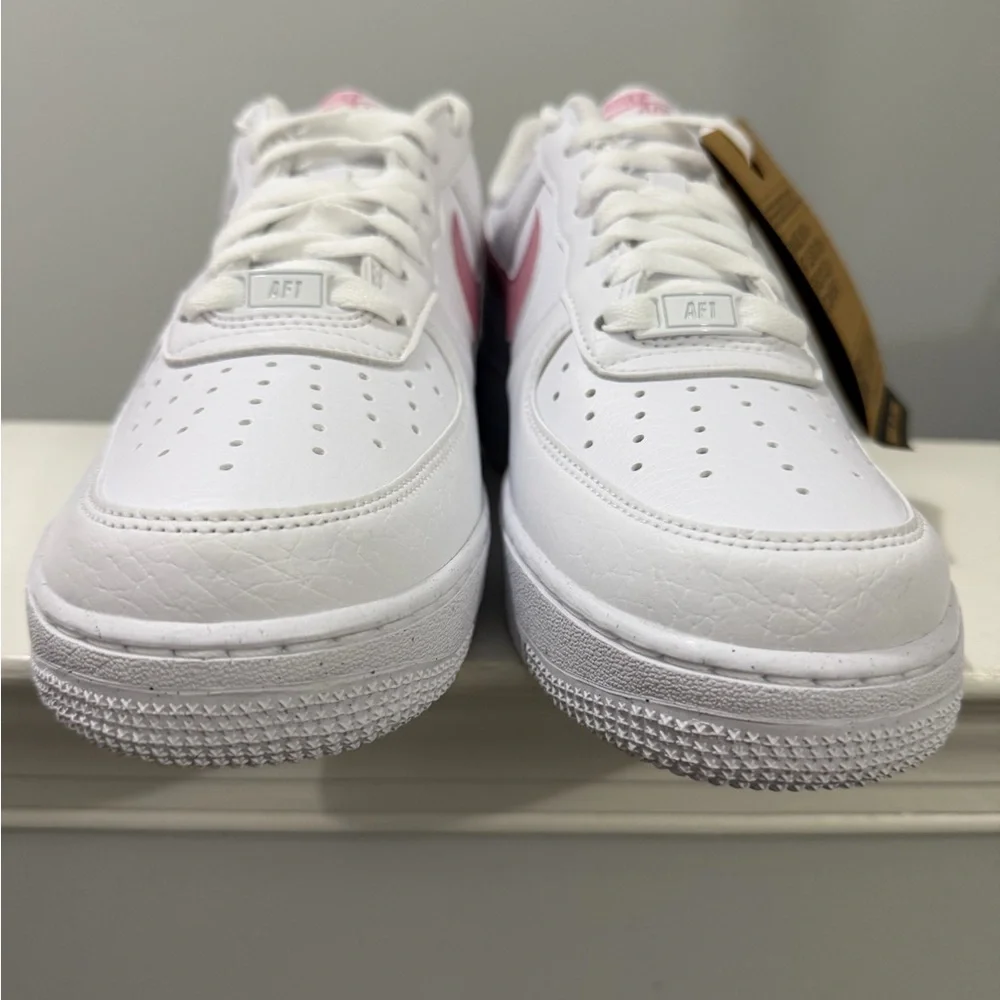 NIKE Air Force 1 ’07 Next Nature - Women’s White/Pink Sneakers - Size 9